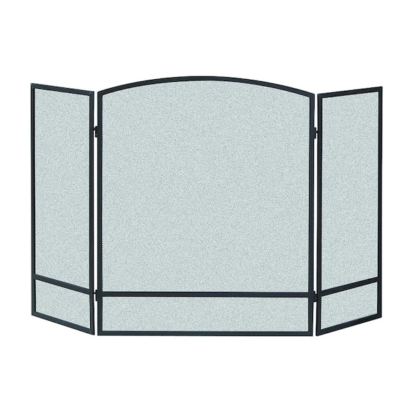 Panacea Fireplace Screen, 48 in W 30 in H, Matte Finish, Steel 15951 - main